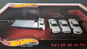 Nissan Skyline Set fleet street 1:64  Hotwheels Premium Pol beschikbaar voor biedingen