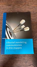 Effectief mondeling communiceren in drie stappen, Sociale wetenschap, Darwin Frieser, Ophalen of Verzenden, Zo goed als nieuw