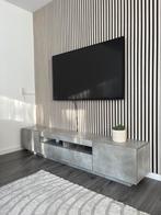 3 delige TV meubel betongrijs, Ophalen, Zo goed als nieuw, 25 tot 50 cm, Minder dan 100 cm