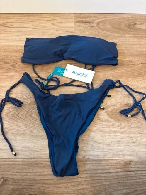 Aulala bikini set marineblauw dames maat L 40 nieuw, Kleding | Dames, Badmode en Zwemkleding, Nieuw, Bikini, Blauw, Verzenden