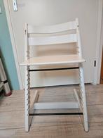 Tripp Trapp Kinderstoel - Wit, Ophalen, Gebruikt, Meegroeistoel, Aanschuifbaar