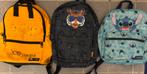 3 schooltassen Adidas Lion King, Disney Stitch en tijger, Ophalen of Verzenden, Zo goed als nieuw, Blauw, Rugtas