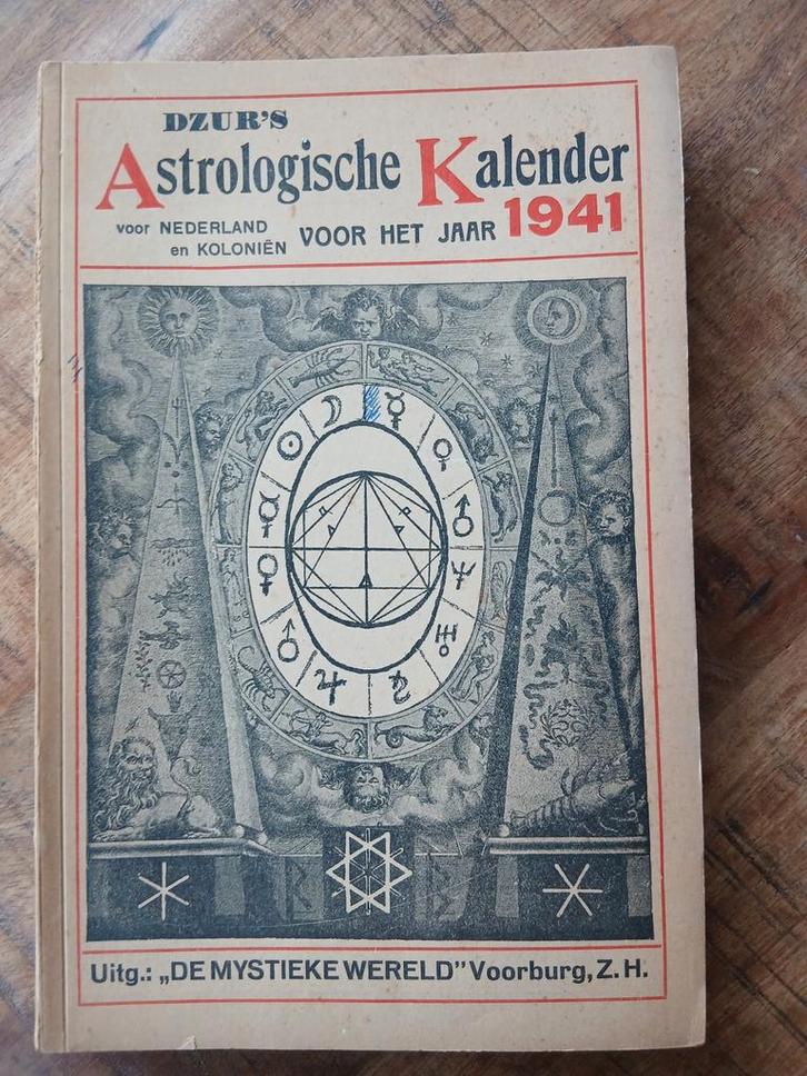 Dzur's Astrologische Kalender 1941, Boeken, Esoterie en Spiritualiteit, Gelezen, Achtergrond en Informatie, Astrologie, Ophalen of Verzenden