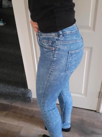 H&M divided jeans spijkerbroek m 38 mid waist blauw beschikbaar voor biedingen