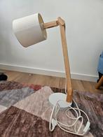 Houten bureau lamp, Zo goed als nieuw, 50 tot 75 cm, Ophalen