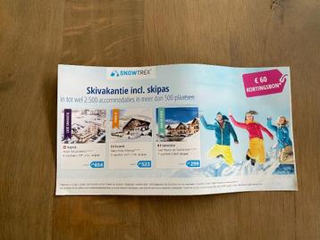 Snowtrex kortingsbon beschikbaar voor biedingen