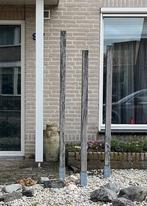 Decoratieve tropisch hardhouten palen voor in de tuin, Ophalen, Zo goed als nieuw, Hout