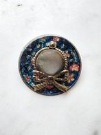 Vintage broche in de vorm van een hoed, Verzenden, Gebruikt, Overige materialen