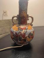 Vintage Satsuma vaaslamp Oorvaas, Ophalen of Verzenden, Zo goed als nieuw, Minder dan 50 cm