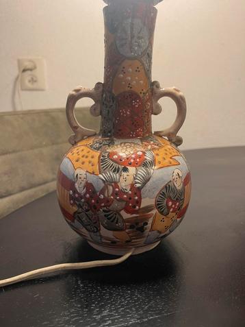 Vintage Satsuma vaaslamp Oorvaas beschikbaar voor biedingen