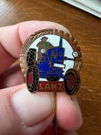 Emaille Lanz Bulldog Speldje, Ophalen of Verzenden, Gebruikt, Transport, Speldje of Pin