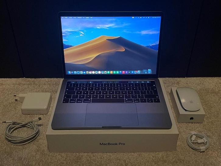 Apple MacBook Pro 13” (2018) i7 / 16GB / 256GB + Magic Mouse, Computers en Software, Apple Macbooks, Gebruikt, MacBook Pro, 13 inch