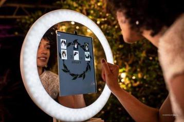 Event selfie box photobooth selfie booth foto beschikbaar voor biedingen