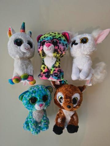 TY Beanie knuffels | set 5 stuks | nette staat | knuffels  beschikbaar voor biedingen