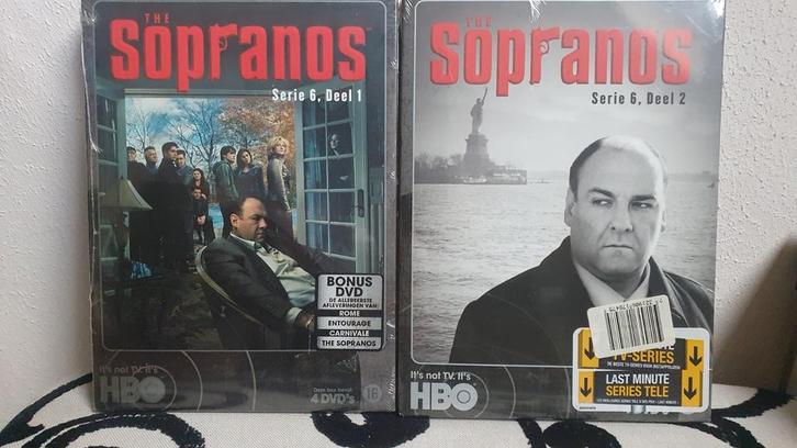 The Sopranos Seizoen 6 - Deel 1 & 2 DVD nieuw in seal, Cd's en Dvd's, Dvd's | Tv en Series, Nieuw in verpakking, Drama, Boxset