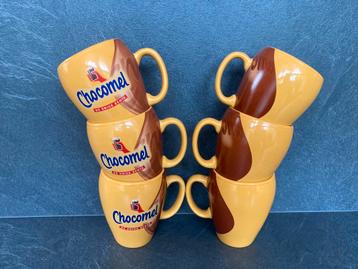 6 Chocomel  bekers / mokken, speciale uitvoering beschikbaar voor biedingen