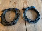 Speakon kabel 2 stuks 5 meter - 2.5kW, Gebruikt, Speaker of Versterker, Ophalen of Verzenden, Nvt
