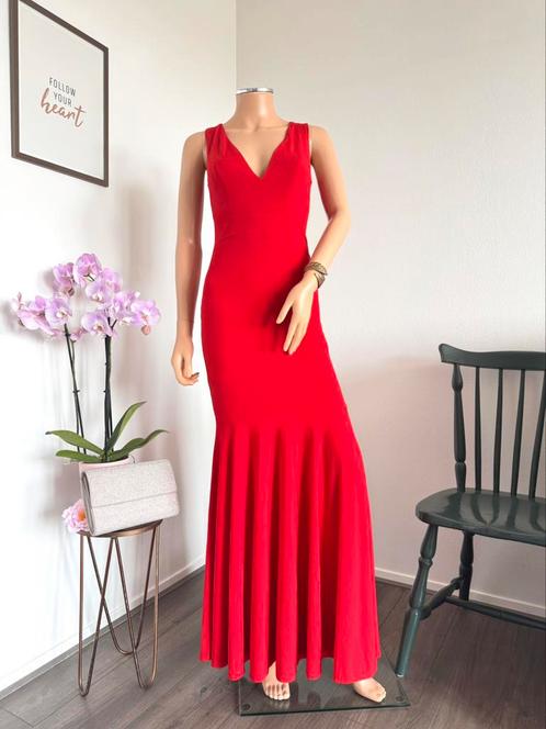 EVER PRETTY maxi jurk rood maat 36/38, Kleding | Dames, Jurken, Nieuw, Maat 36 (S), Rood, Onder de knie, Ophalen of Verzenden