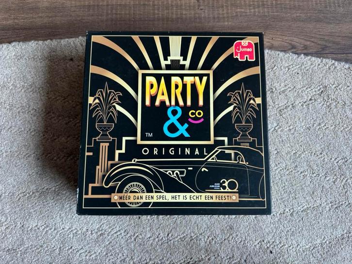 Jumbo Party & Co Original 30 jaar jubileum editie, Hobby en Vrije tijd, Gezelschapsspellen | Bordspellen, Zo goed als nieuw, Drie of vier spelers