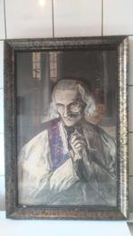 portret pater Jean Baptiste, krijttekening, Ophalen of Verzenden