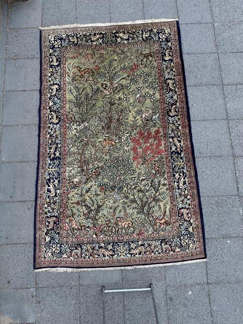 Perzische tapijt Qoum (zijd/silk) 264*162 cm, Huis en Inrichting, Stoffering | Tapijten en Kleden, Zo goed als nieuw, 100 tot 150 cm