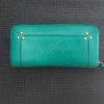 Jerome Dreyfuss Portemonnee Malcolm – Turquoise, Overige merken, Gebruikt, Verzenden, Leer