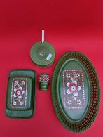 Groen ontbijtset vintage retro camping emsa!, Ophalen of Verzenden, Zo goed als nieuw