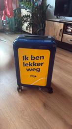 Handbagage koffer nieuw in plastic rolkoffer, Sieraden, Tassen en Uiterlijk, Koffers, 50 tot 60 cm, Hard kunststof, Nieuw, Ophalen of Verzenden