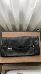 Mooie echt Kalfs leren Clutch/ envelop schouder tas, Ophalen of Verzenden, Zo goed als nieuw, Zwart, Schoudertasje