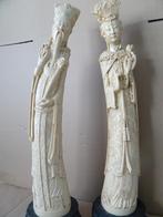 Vintage Chinese beelden man en vrouw China Voet beschadigd, Antiek en Kunst, Ophalen of Verzenden