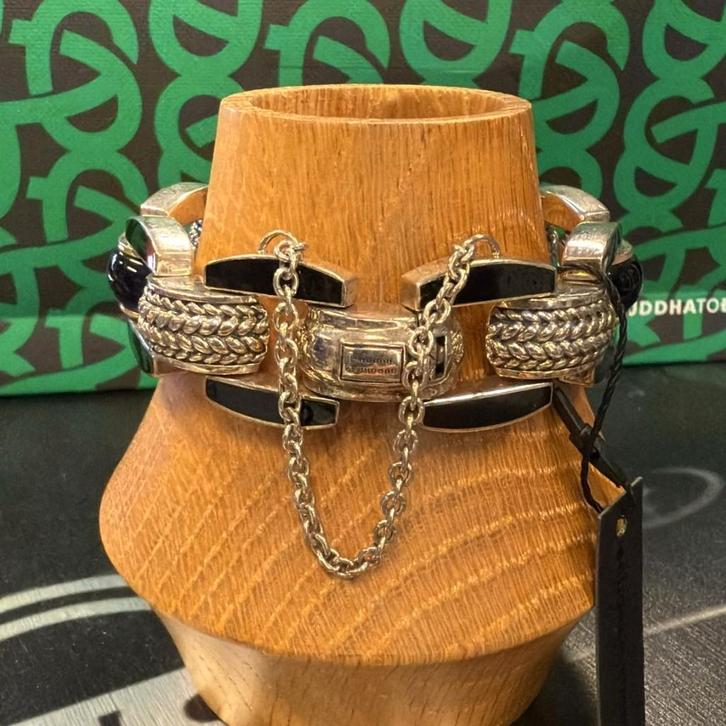 BUDDHA TO BUDDHA ARMBAND TYPE 042 E THE BATUL BLACK € 689,95, Sieraden, Tassen en Uiterlijk, Armbanden, Nieuw, Zilver, Zilver