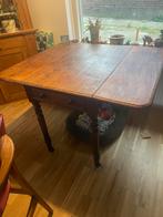 Leuk en charmant ezelsoor tafeltje., Ophalen, Gebruikt, 100 tot 150 cm, Teakhout