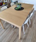 Uitschuifbare eettafel / dining table 155/210x90 cm, Ophalen, Gebruikt, Scandinavisch, 50 tot 100 cm