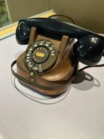 Koperen vintage retro telefoon, Telecommunicatie, Vaste telefoons | Niet Draadloos, Bakeliet, Zo goed als nieuw, Ophalen