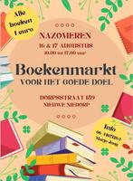 Duizenden boeken,  € 1,- p.stuk, 16 & 17 aug.. Nwe. Niedorp, Ophalen, Zo goed als nieuw