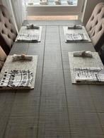 Riviera maison houten placemats scratchbook 4x, Huis en Inrichting, Overige materialen, Gebruikt, Overige typen, Ophalen of Verzenden