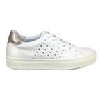 MUOVITI maat 37 lerensneaker wit goud dots gratis verzenden, Nieuw, Wit, Sneakers of Gympen, MUOVITI BY PIEDRO