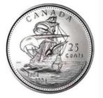 Canada - 25 cent 2004 - Saint Croix Island - Uncirculated, Verzenden, Noord-Amerika, Losse munt
