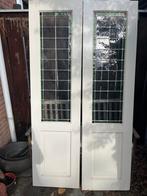 En Suite Glas in Lood Deuren - Zo Goed Als Nieuw!, Ophalen, Minder dan 80 cm, Binnendeur, Minder dan 200 cm