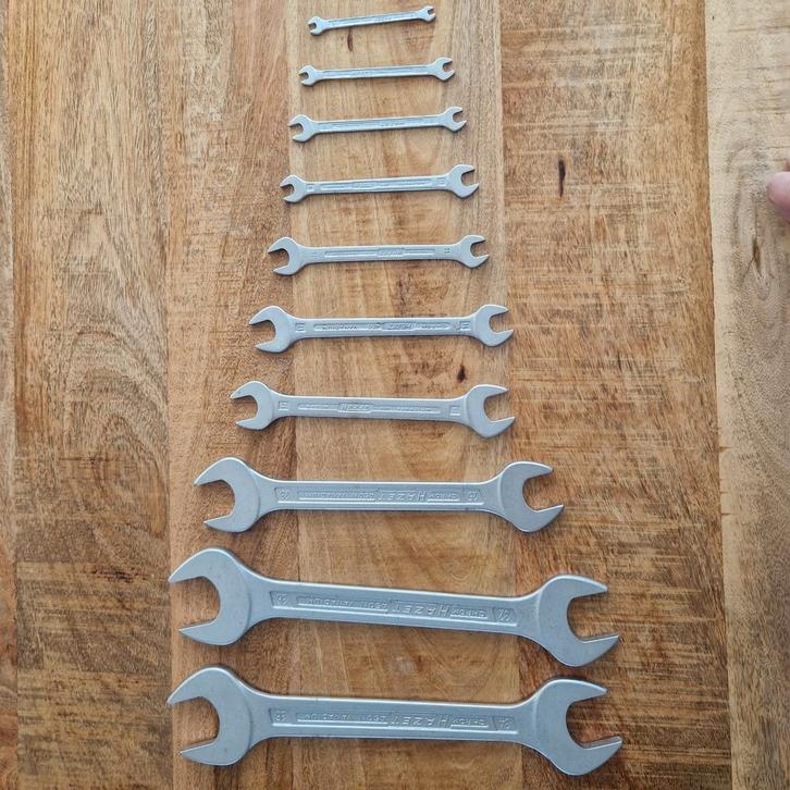 HAZET 450N Dubbele steeksleutels 10 stuks (zgn), Auto diversen, Autogereedschap, Zo goed als nieuw, Ophalen of Verzenden