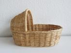 Rieten poppenwieg, poppenmandje 14 x 23 cm, Ophalen of Verzenden, Zo goed als nieuw