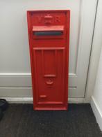V R post box brievenbus front gietijzer rood, Tuin en Terras, Zo goed als nieuw, Ophalen