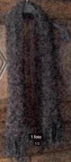 Leuke, aparte geblokte bruin - zwarte sjaal damessjaal shawl, Ophalen of Verzenden, Zo goed als nieuw, Maat 38/40 (M), Sjaal