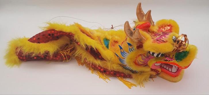 Chinese Draak Marionet, Verzamelen, Poppen, Zo goed als nieuw, Overige typen, Ophalen of Verzenden