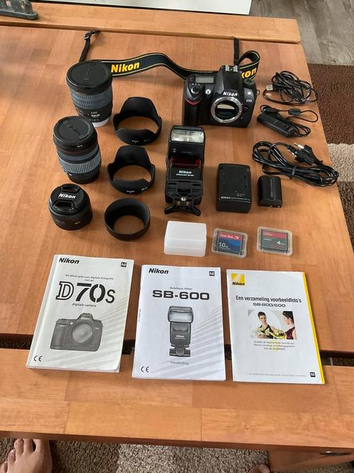 Nikon D70S - Compleet, Audio, Tv en Foto, Fotocamera's Digitaal, Gebruikt, Spiegelreflex, Nikon, 8 keer of meer, Ophalen
