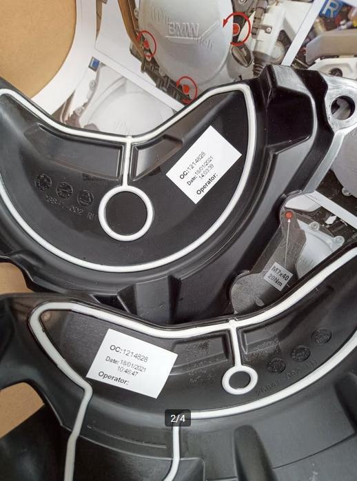 Wunderlich beschermkappen set Voor een BMW F750/F850, Motoren, Onderdelen | BMW, Nieuw, Ophalen of Verzenden