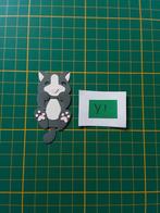 Y1 Stansjes zwarte kat, Hobby en Vrije tijd, Kaarten | Zelf maken, Ophalen of Verzenden, Nieuw, Dieren, Overige typen