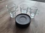 Nespresso Glazen en Schotels Set van 6, Ophalen, Effen, Kop(pen) en/of Schotel(s), Glas