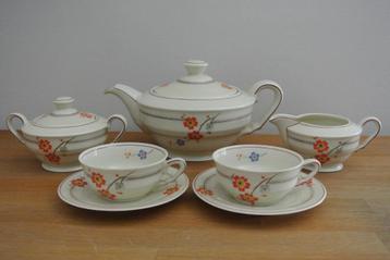 vintage Art Deco theeservies Winterling Ivory 15 dlg beschikbaar voor biedingen
