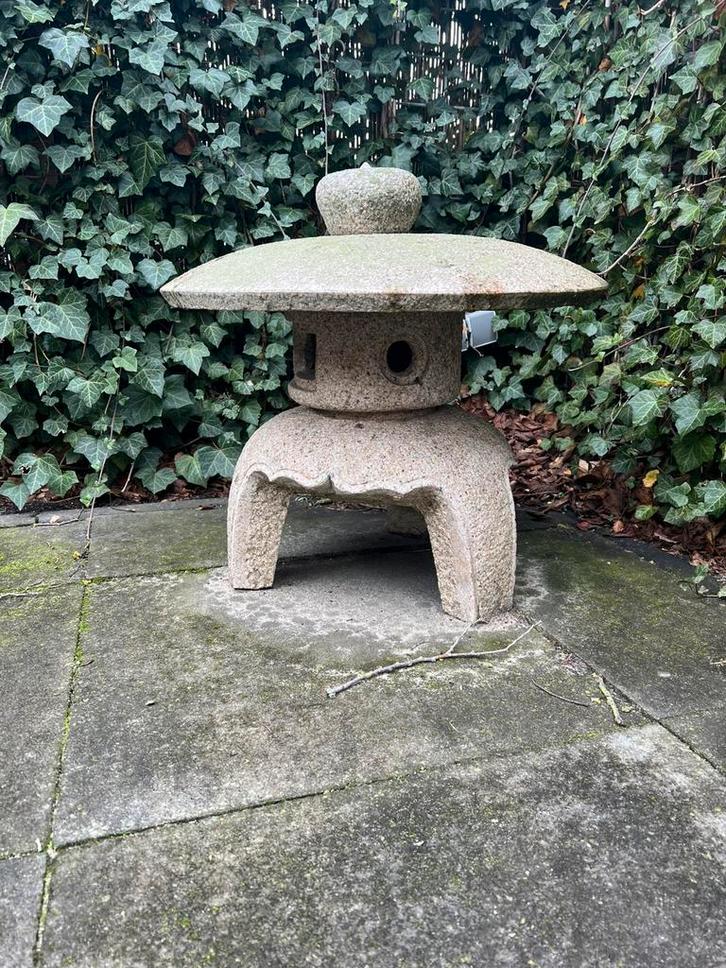 Zeer mooie grote Japanse Tuin Lantaarn, Tuin en Terras, Buitenverlichting, Gebruikt, Staande lamp, Overige materialen, Ophalen